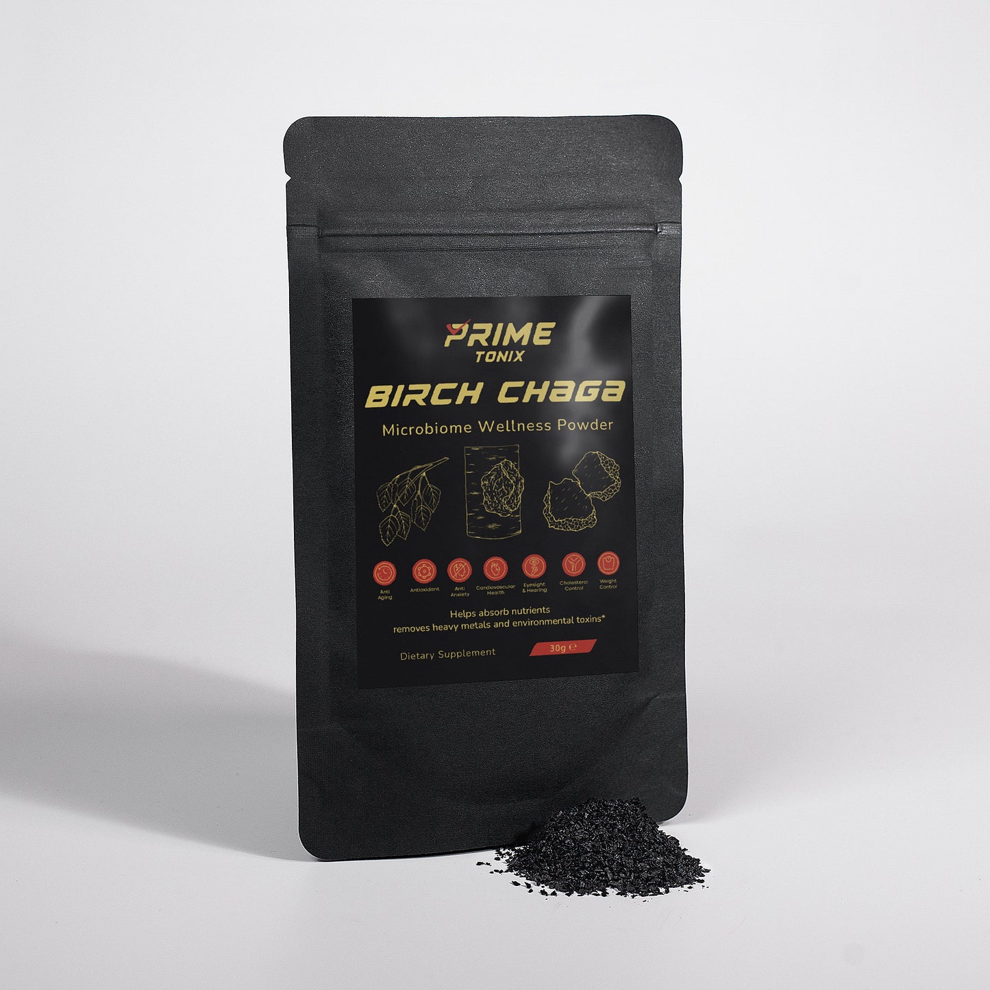 Prime Birch Chaga Microbiome Wellness Powder