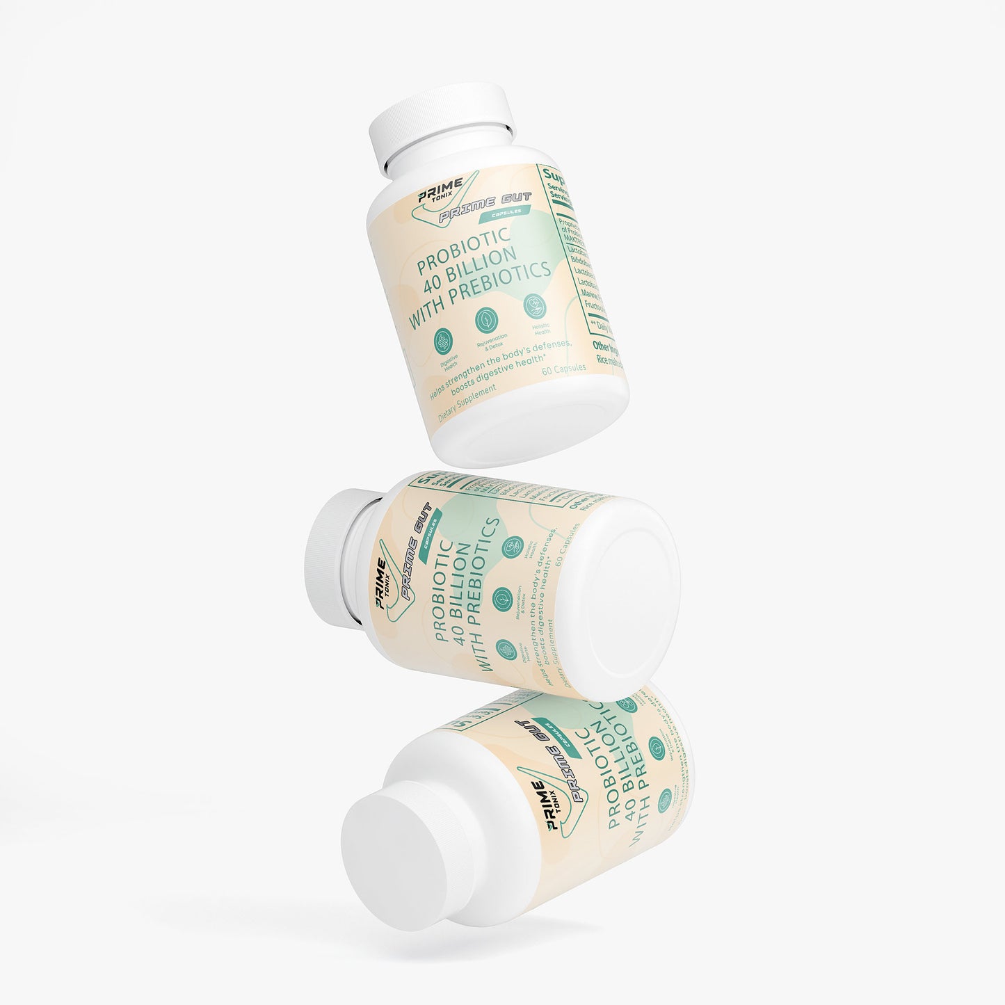 Prime Gut | Probiotic 40 Billion with Prebiotics