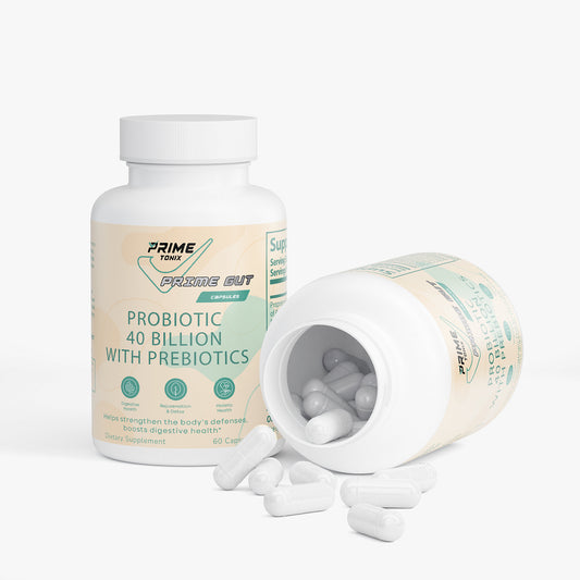 Prime Gut | Probiotic 40 Billion with Prebiotics