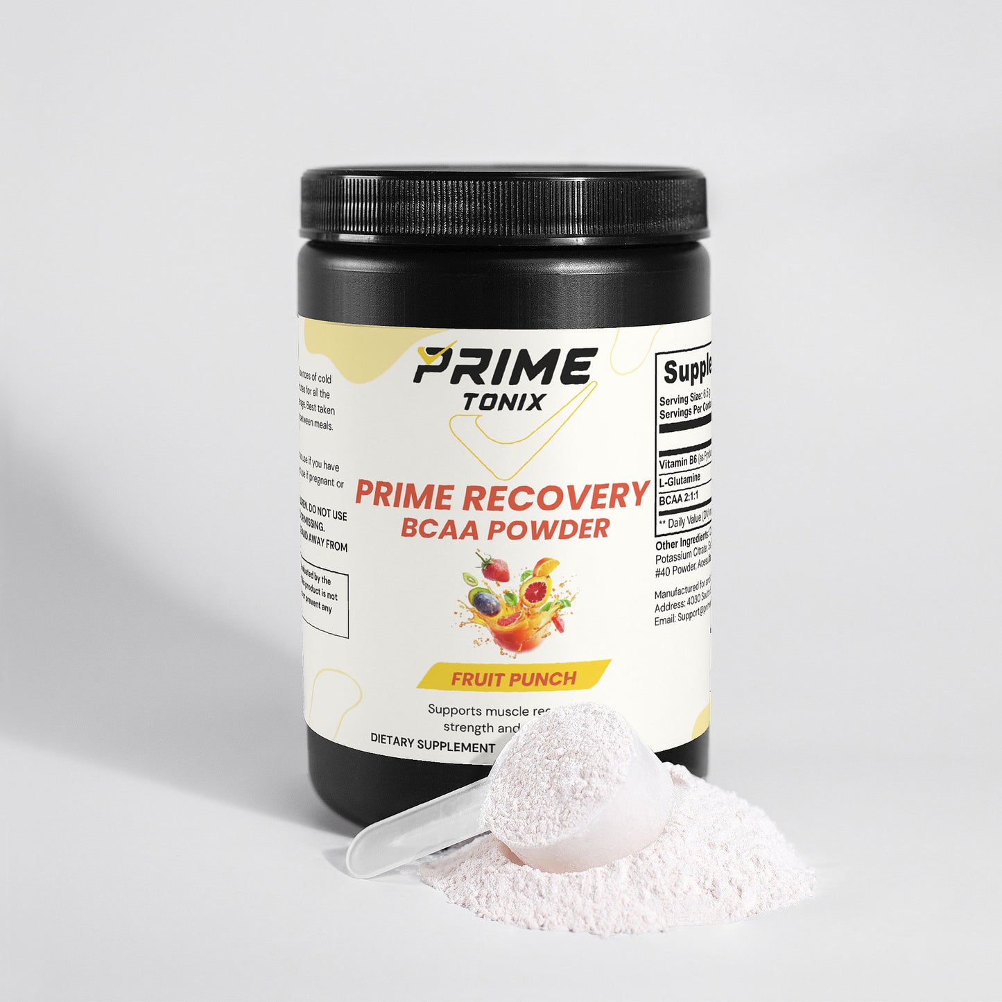 PRIME BCAA Shock Powder (Fruit Punch)