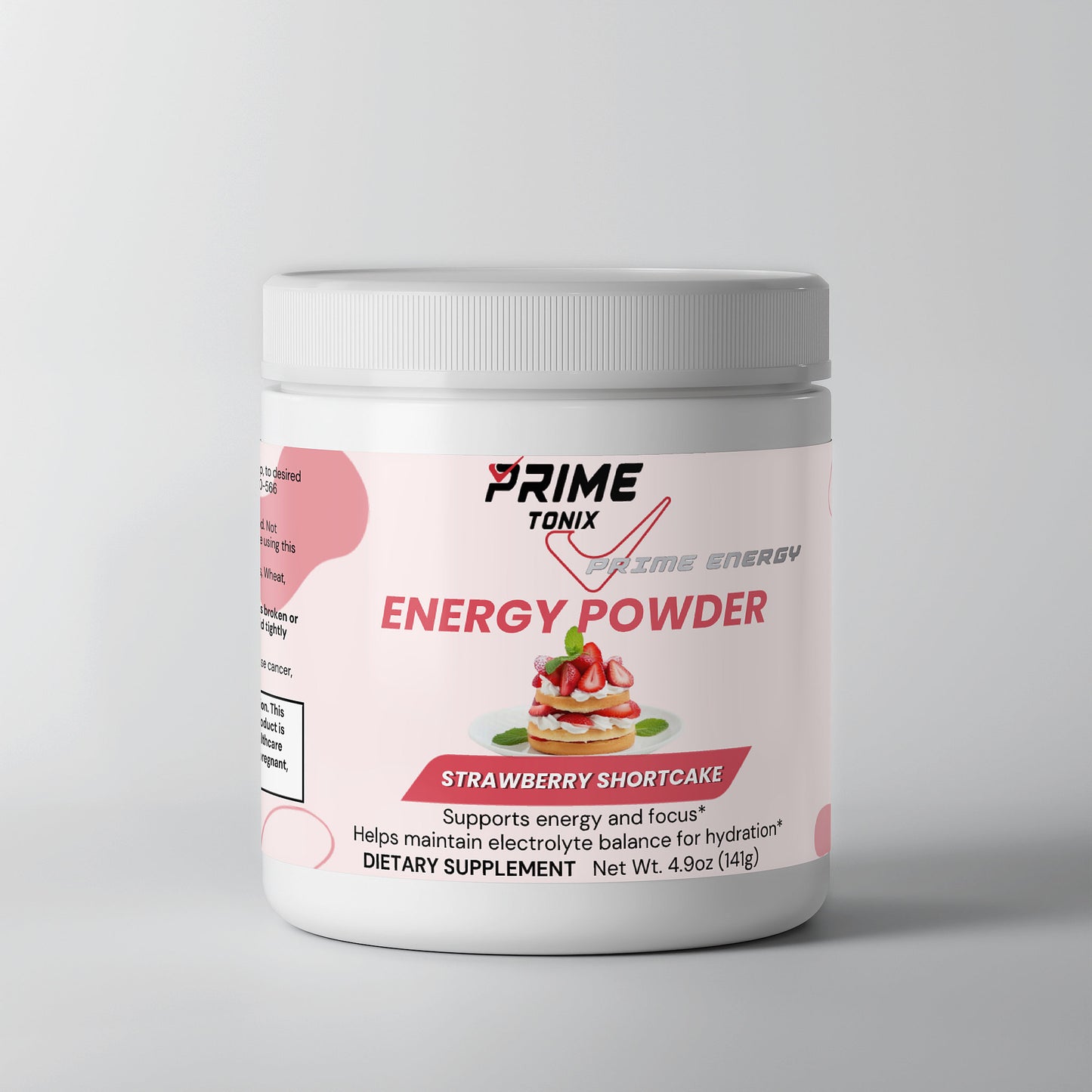 Prime Energy Powder (Strawberry Shortcake)