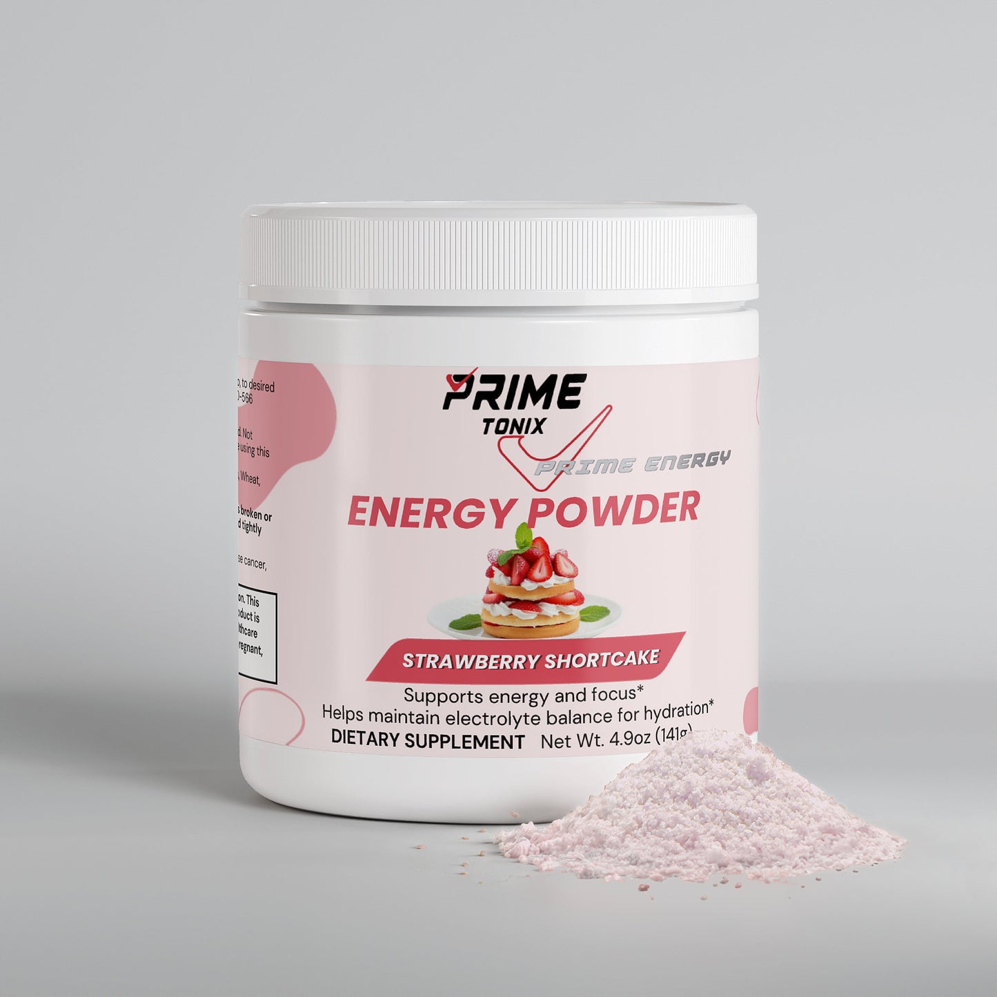Prime Energy Powder (Strawberry Shortcake)