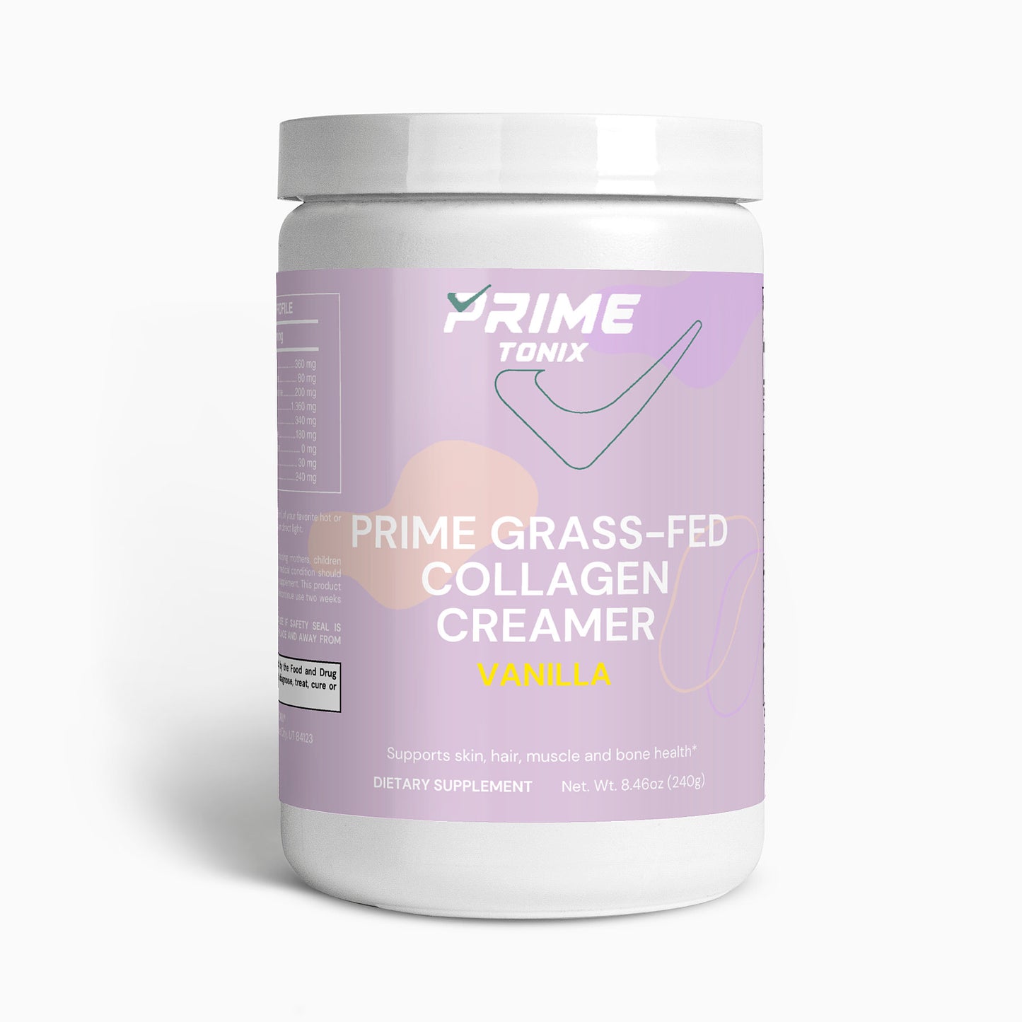 Prime Grass-Fed Collagen Creamer (Vanilla)