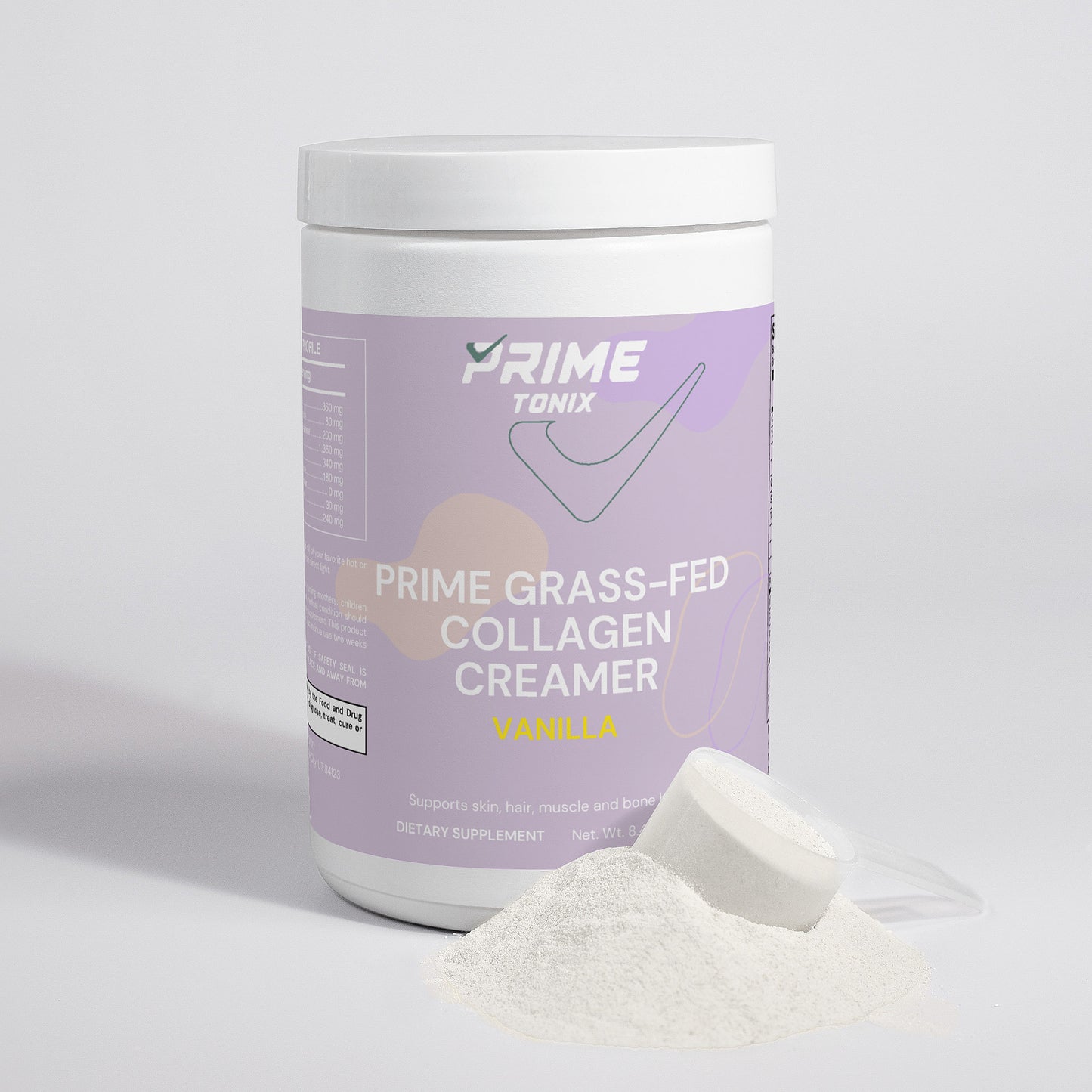 Prime Grass-Fed Collagen Creamer (Vanilla)