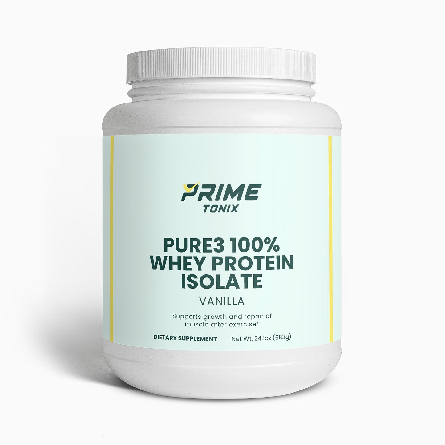 Prime Pure3 100% Whey Protein Isolate (Vanilla)