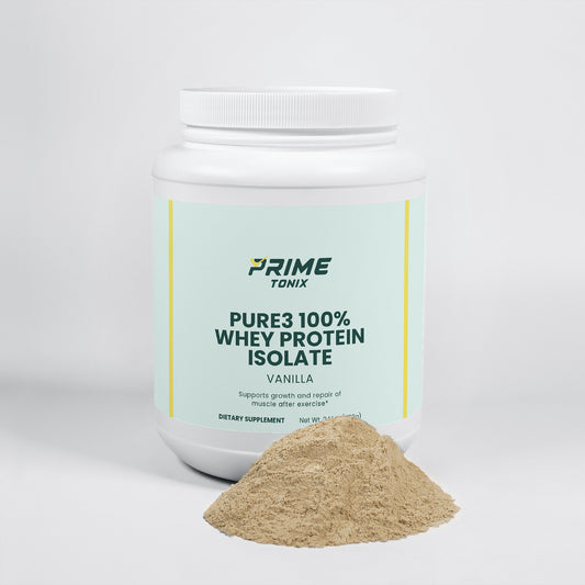 Prime Pure3 100% Whey Protein Isolate (Vanilla)