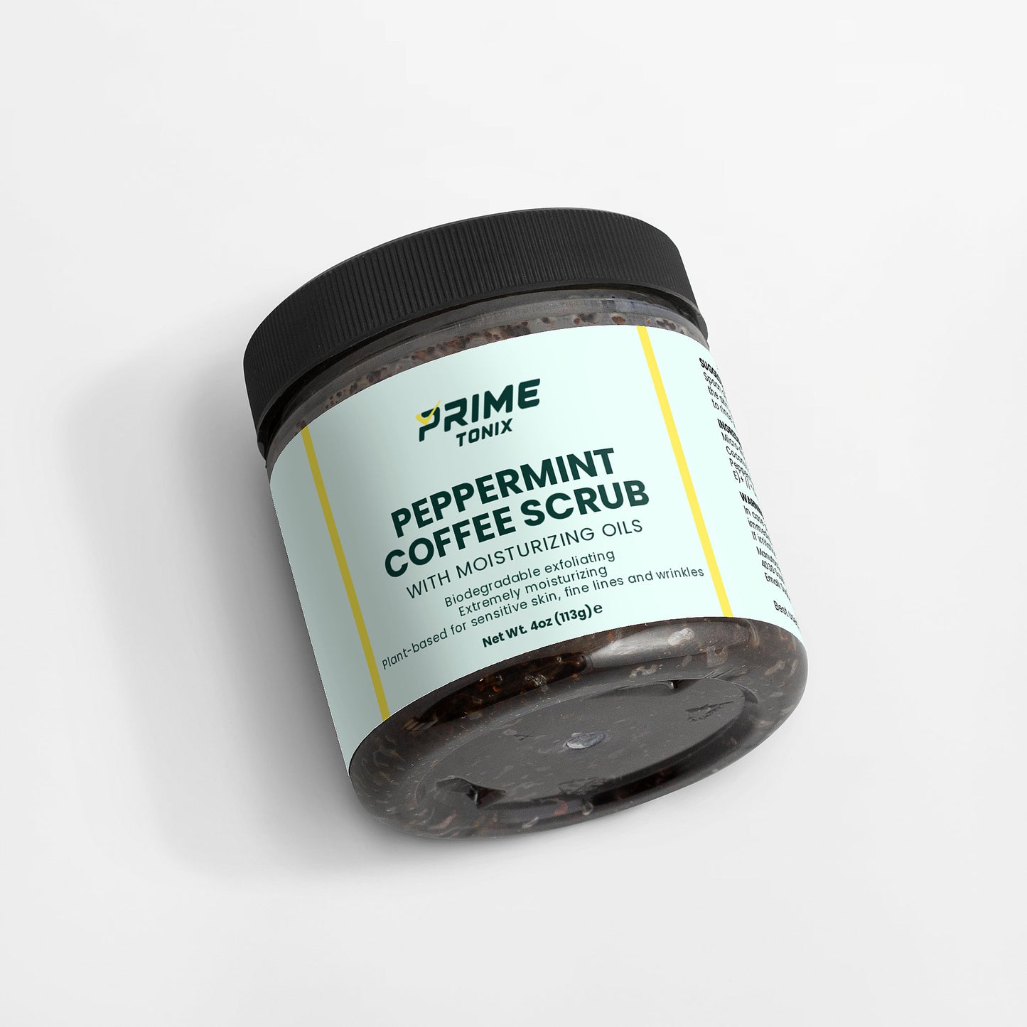 Prime Peppermint Coffee Scrub