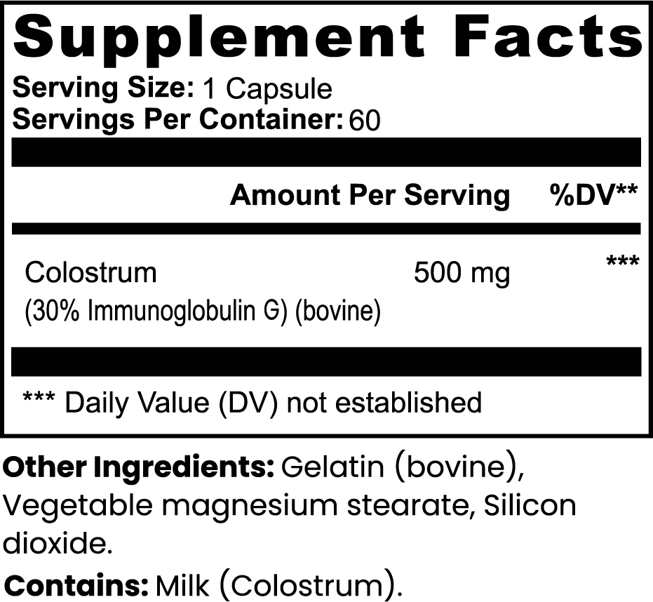 Prime Colostrum Capsules
