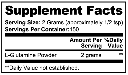 Prime L-Glutamine Powder
