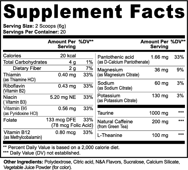 Prime Energy Powder (Yuzu Flavor)