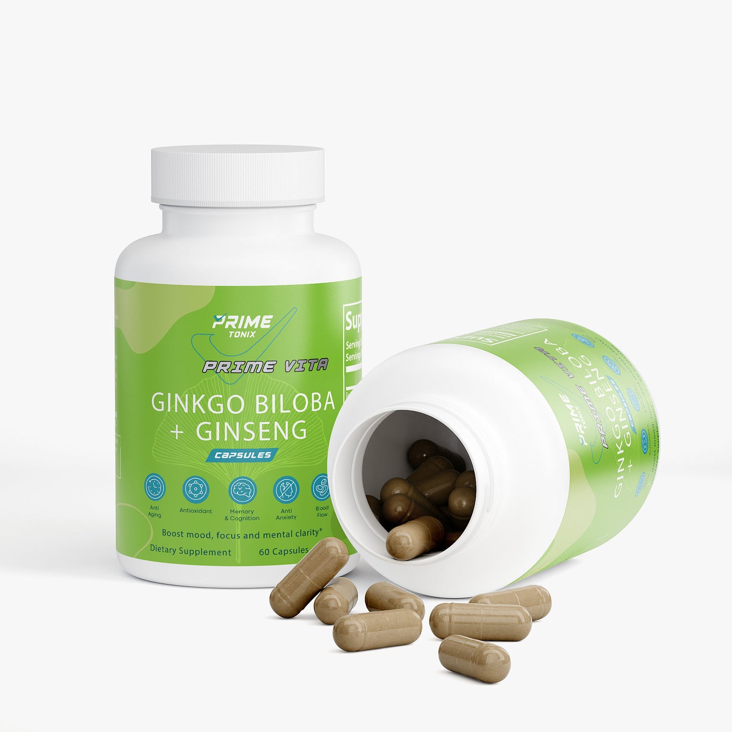 Prime Ginkgo Biloba + Ginseng