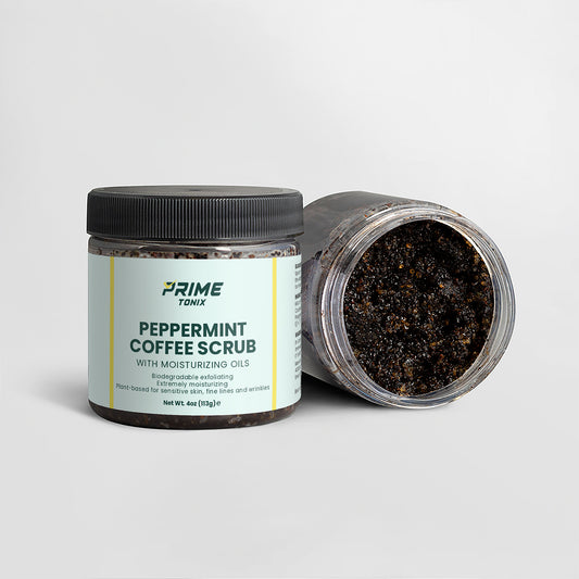 Prime Peppermint Coffee Scrub