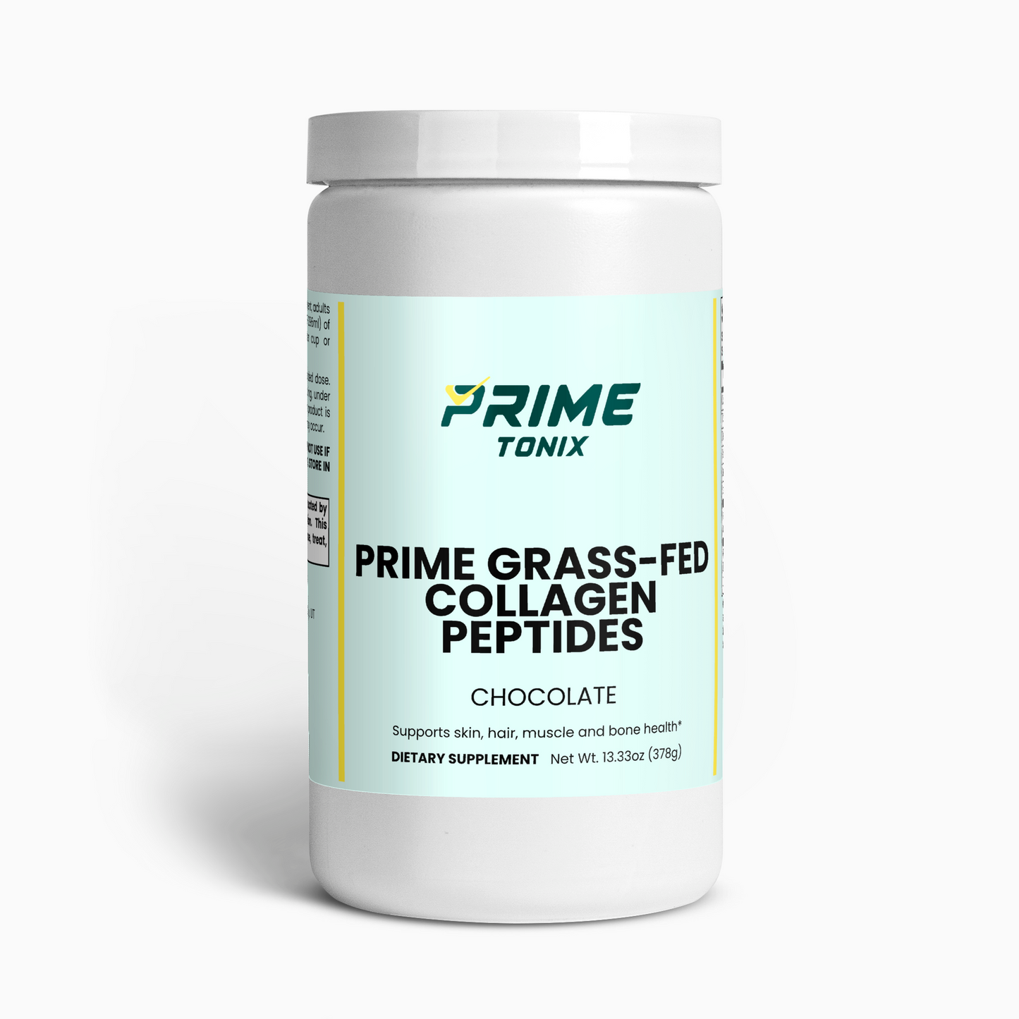 Prime Grass-Fed Protein Collagen Peptides Powder (Chocolate)