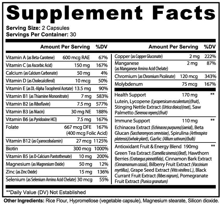 Prime Vita | Complete Multivitamin