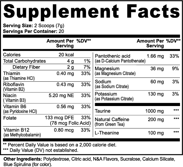 Prime Energy Powder (Cotton Candy)