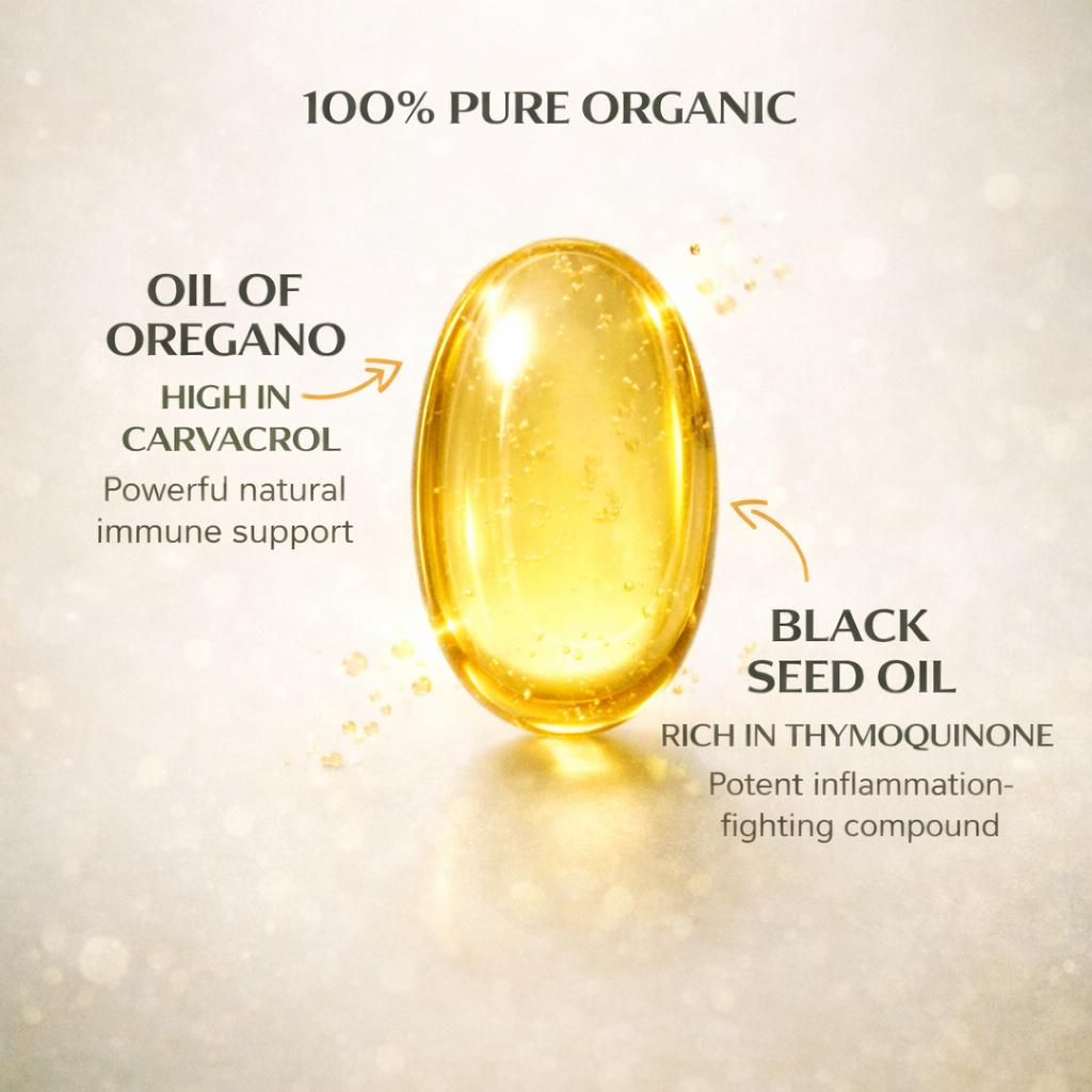 OIL OF OREGANO WITH BLACK SEED OIL – 6,000 MG HIGH-POTENCY FORMULA