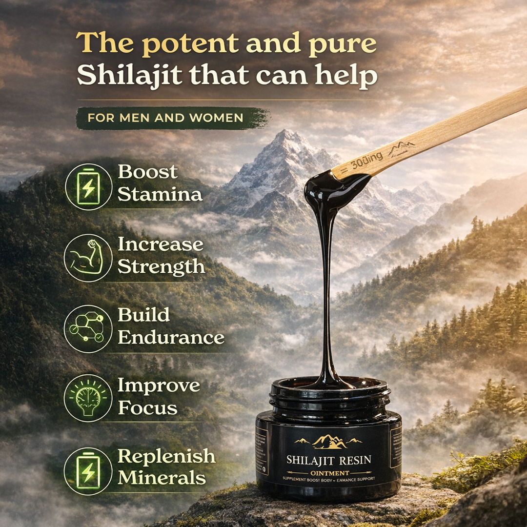Pure Prime Himalayan Shilajit Resin — Ultra Potent