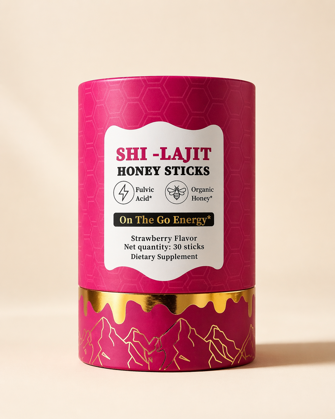 Prime Pure Himalayan shilajit, raw honey, and Kashmiri saffron Sticks