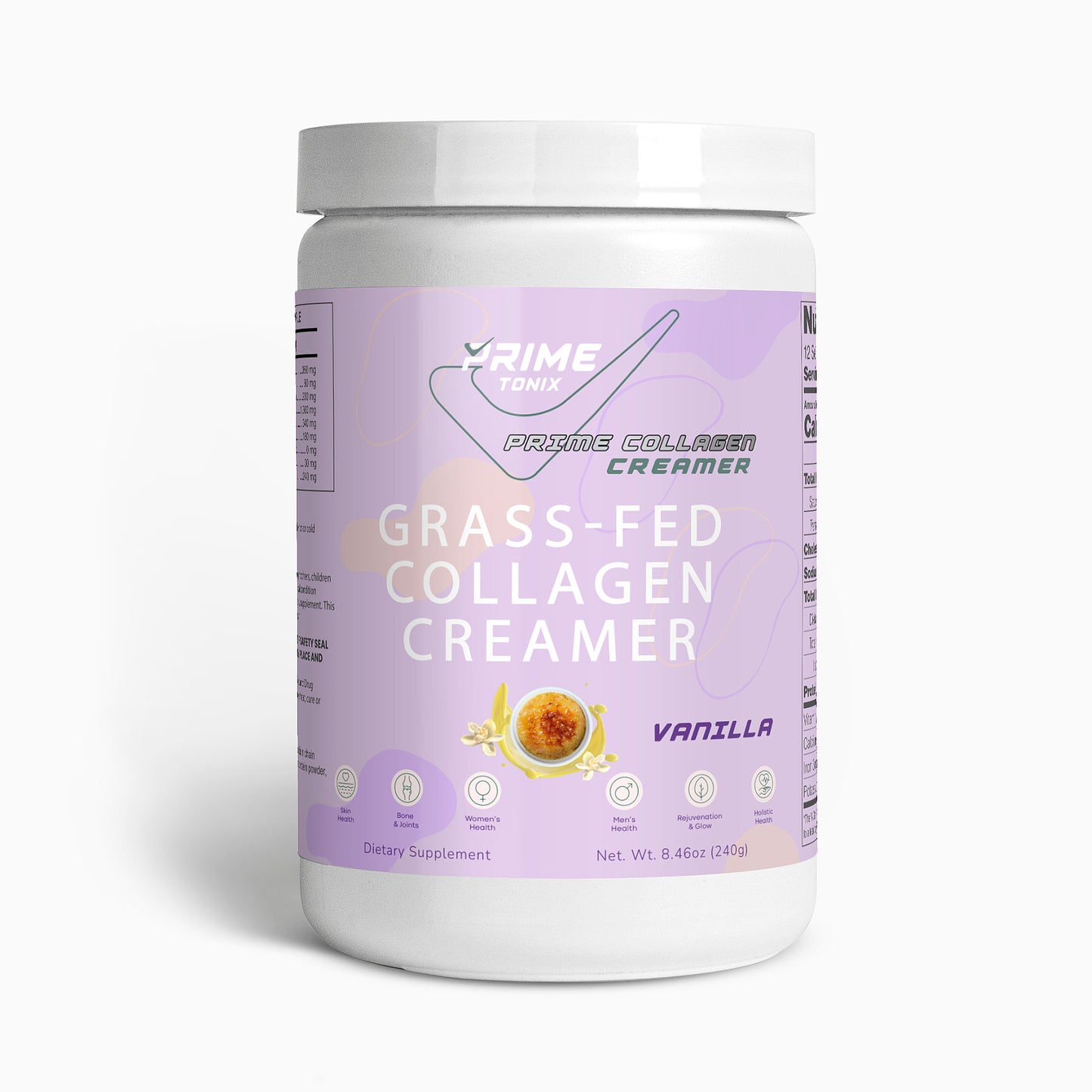 Prime Grass-Fed Collagen Creamer (Vanilla)