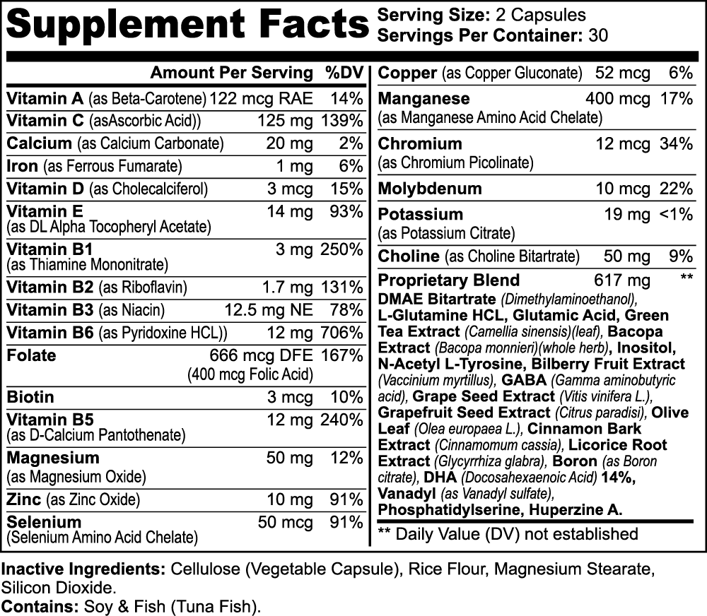 Prime Brain | Nootropic Brain & Focus